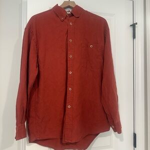 Orvis Men’s Hemp and Tencel Button-Up Shirt Size Large